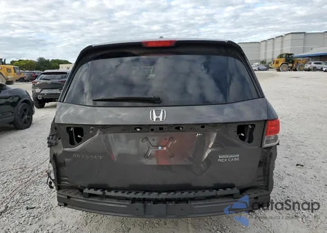 2014 Honda Odyssey Touring from USA, damaged, VIN 5FNRL5H98EB027681